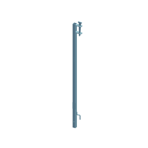 Square safety post sealed 355 0mm x 30mm h 1,10m